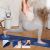 Jogas paklājiņš YM10 YOGA MAT TPE DARK BLUE HMS