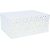Box DIANA-2, with a lid 35x27xH15,7cm, white/gold