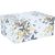 Box DIANA-9, with a lid 21x15xH9cm, white/butterfly