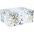 Box DIANA-6, with a lid 27x20xH12cm, white/butterfly