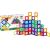 Magnetic tiles 3D Letters and Numbers Playmags 168 - 36 pcs set