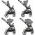 Daudzfunkcionālie rati 2in1 KinderKraft Kidwell Velmont VELMONT GRAY 5906601700569