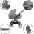 Daudzfunkcionālie rati 2in1 KinderKraft Kidwell Velmont VELMONT GRAY 5906601700569