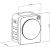 GreenBlue GB410 Electric Tumble Dryer 3kg 830W Vented 5 Drying Programs Compact Table Top Contertop Wall Moountable Portable with Accessories