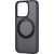 Phone Case Baseus SkyRing Magnetic with Stand for iP 15 Pro + tempered-glass and cleaning kit (black)