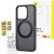 Phone Case Baseus SkyRing Magnetic with Stand for iP 15 Pro + tempered-glass and cleaning kit (black)