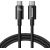 Baseus Cable USB Tungsten Gold USB-C to USB-C 100W 1,5m (black)