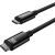Baseus Cable USB Tungsten Gold USB-C to USB-C 100W 1,5m (black)