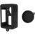 Silicone case Puluz for DJI Osmo Action 4/3 with lens cover (black)
