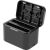 Charging case for batteries and memory cards PULUZ for Insta360 X4 (black)