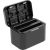 Charging case for batteries and memory cards PULUZ for Insta360 X4 (black)