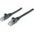 Intellinet Network Patch Cable, Cat6, 3m, Black, CCA, U/UTP, PVC, RJ45, Gold Plated Contacts, Snagless, Booted, Lifetime Warranty, Polybag
