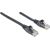 Intellinet Network Patch Cable, Cat6, 3m, Black, CCA, U/UTP, PVC, RJ45, Gold Plated Contacts, Snagless, Booted, Lifetime Warranty, Polybag