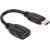 Manhattan HDMI with Ethernet Extension Cable, 4K@60Hz (Premium High Speed), Male to Female, Cable 20cm, Black, Ultra HD 4k x 2k, Fully Shielded, Gold Plated Contacts, Lifetime Warranty, Polybag
