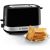 Bosch TAT6A513 toaster 2 slice(s) 800 W Black, Stainless steel