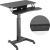 Maclean MC-835 Portable Desk Electric Height Adjustable 72 -122cm max. 37 kg Control Panel Sit Stand Work Station