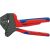 KNIPEX Crimping system pliers 97 43 66 EVO, crimping pliers (red/blue, for MC4 EVO 2 solar connectors)
