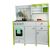 Import Leantoys Wooden Kitchen with an Oven and Accessories Green-White