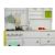 Import Leantoys Wooden Kitchen with an Oven and Accessories Green-White