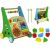 Import Leantoys Colourful Wooden Pushchair Geometric Figures Dulcimer Beads