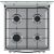 Gas stove with electric oven Indesit IS67G8CHXE1