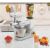 Food processor GORENJE MMC1005W Planetary robot 1000 W, 4.8 L White, Grey Virtuves kombaini