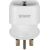 Strāvas adapteris SAVIO Travel adapter EU socket – UK plug