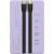 Tellur Power Bank 10000mAh, USB-C + Lightning cables built-in  purple