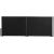 Bed JASPER 90x200cm with mattress HARMONY DUO, grey