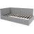 Bed JASPER 90x200cm, grey