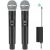 Mikrofon Puluz 2x Bezprzewodowy Mikrofon Studyjny Dynamiczny 30m UHF + Odbiornik na 6,35mm i 3,5mm / PU644B