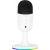 Mikrofon Marvo Marvo, gamingowy mikrofon, MIC-06, biała, Podświetlenie RGB, wejście słuchawkowe