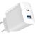 Ładowarka Anker 312 20W 1x USB-A 1x USB-C Biała