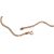 Zelta ķēdīte Kartjē 2.3 mm, dimantu apstrādājums #1400037(Au-R), Sarkanais Zelts 585°, garums: 45 cm, 4.49 gr.