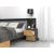 Top E Shop Topeshop W2 ANTRACYT/ARTISAN nightstand/bedside table 2 drawer(s) Anthracite, Oak