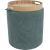 Ottoman/ table HIRO D34,5xH37cm, green, with storage and tray