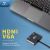 Aula UC-901 2in1 Video Adapteris - Pāreja no USB-C uz Hdmi 4K 30Hz / VGA monitora ligzda