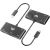 Aula OT-9573S 5в1 Hub адаптер USB-C на Hdmi 4K 30Hz / VGA монитор / USB 3.0 / Audio 3.5mm / PD заряд