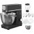 Electrolux E6KM1-8BPT virtuves kombains, 1200W, melns perlamutrs