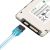 Кабель SATA 3.0 Vention KDDRD 0,5 м (синий)