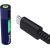 Baterijas Trust USB-C Rechargeable AAA Batteries 4pack