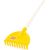 Polesie Grābeklis plastmasas ar koka kātu dažādas 38 cm PL41050