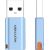 Vention USB adapter CUAH0, USB-A 3.1 male to USB-C female (gray)