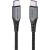 USB-C to USB-C 100W Vention TAHHD 5A 0.5m USB 3.1 Gen2 4K cable (gray)