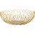 Candleholder NISSA D26xH9cm, golden