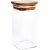 Glass jar THERON 6x6xH12cm with a lid, square