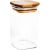 Glass jar THERON 6x6xH10cm with a lid, square