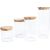 Glass jar THERON D10xH25cm with a lid