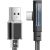 Cable USB-C to USB-C Mcdodo CA-3423 90 Degree 1.8m with LED (black)