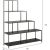 Shelf SEAFORD 135x35xH150cm, black